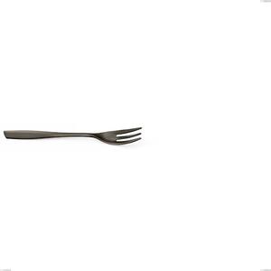 Forchetta dolce Eleven Acciaio inox 18/10 PVD Black Eleven lunghezza 154 mm spessore 2,5 mm nero
