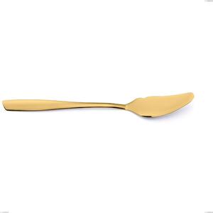 Coltello pesce Eleven PVD Gold, Acciaio 18/10 lucido, spessore 2.5 mm, PVD oro