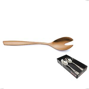 Confezione vetrina 2 pezzi insalata Eleven rose brunita lucida , Acciaio inox 18/10 (AISI 304), spessore 2,5 mm