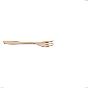 Forchetta dolce Eleven rose brunita lucida , Acciaio inox 18-10, AISI 304 Brunito Lucido, spessore 2,5 mm mm, lunghezza 154 mm