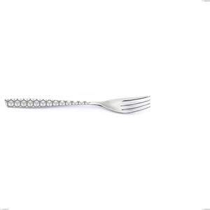 Forchetta frutta eleven exa, Acciaio inox Aisi 304 Acciaio lucido disegno laser, spessore 2.5mm, lunghezza 191 mm