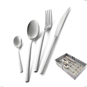 Confezione vetrina 16 pezzi fashion, acciaio 18/10 aisi 304 inox lucido, spessore 3 mm mm