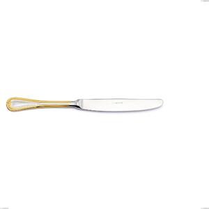Coltello frutta Firenze oro, acciaio 18-10, oro 24 carati , spessore 2.5 mm, lunghezza 217 mm