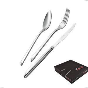 Set di posate 75 pezzi Goccia in confezione regalo coltello manico vuoto, acciaio 18/10 ( Aisi 304) , spessore 4 mm