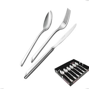Confezione vetrina 6 pezzi caff� Goccia, acciaio 18/10 ( Aisi 304) , spessore 4 mm