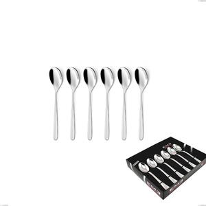 Confezione vetrina 6 pezzi caff� Griffe, Acciaio inox 18.10 (AISI304) , spessore 3.0 mm