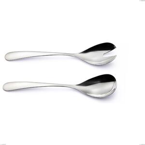 Coppia insalata Hotel, Acciaio inox 18.10 (AISI304), spessore 2.5 mm, lunghezza 260 mm inox lucido