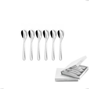 Confezione a libro 6 pezzi cucchiaini caff� Hotel, Acciaio inox 18.10 (AISI304), spessore 2.5 mm