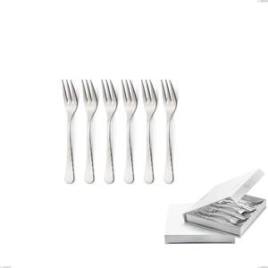 Confezione a libro 6 pezzi forchette dolce Impero, ACCIAIO INOX 18.10(AISI304), spessore 2.5 MM