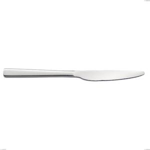Coltello tavola infinity Sabbiato , Acciaio 18/10 (aisi 304 ) incisione laser, spessore 2.5 mm, lunghezza 242 mm