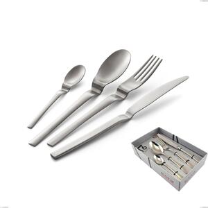 Confezione vetrina 16 pezzi coltello economico Joy Up 2.00 mm acciaio 18/10 Sabbiato, Acciaio 18/10 (AISI 304), spessore 2,00 mm