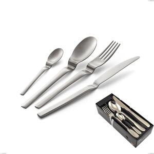 Confezione salvaspazio 24 pezzi coltello economico Joy Up 2.00 mm acciaio 18/10 Sabbiato, Acciaio 18/10 (AISI 304), spessore 2,00 mm