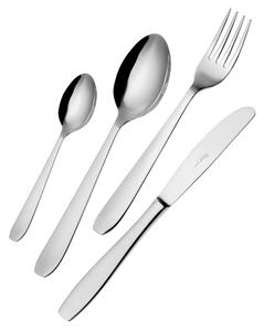 Servizio posate KATYA inox 18/10 (AISI304) 24 PEZZI 6 posti tavola 2 mm Lucidato a Specchio