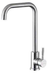 Miscelatore per cucina, modello SP-10021, finitura cromata, acciaio inossidabile 304, valvola in Vetroceramica