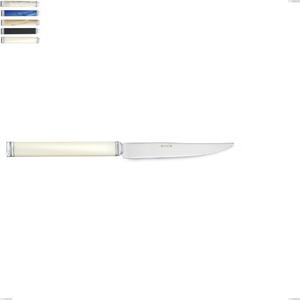 Coltello bistecca kilim, Acciaio 18/10 AISI 304 Lucido manicatura acrilico perlato, lunghezza 228 mm