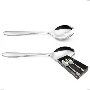 Confezione vetrina 2 pezzi insalata Kappa, Acciaio inox 18.10 (AISI304), spessore 2.5 mm