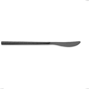 Coltello tavola Kyoto Origami Black, Acciaio inox (Aisi 304) trattamento pvd acciaio lucido, lunghezza 229 mm