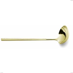 Mestolo Kyoto Origami Tin Gold, Acciaio inox (Aisi 304) trattamento pvd acciaio lucido, lunghezza 280 mm