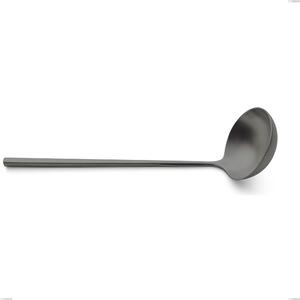 Mestolo Kyoto Sabbiato Black, Acciaio inox (Aisi 304) inox sabbiato, lunghezza 280 mm