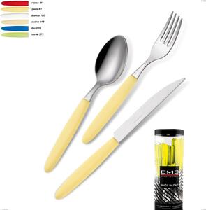 Confezione cilindro 24 pezzi posate Light, acciaio 18.c