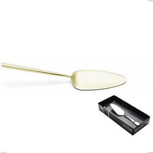 Confezione vetrina 1 pezzo pala torta Kyoto Tin Gold, Acciaio inox (Aisi 304) trattamento pvd acciaio lucido