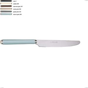 Coltello tavola linea gres, acciaio 18/10 aisi 304 manici in acrilico, lunghezza 218 mm