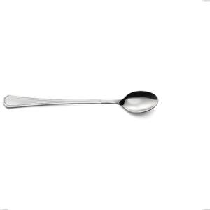 Cucchiaio bibita loira, Acciaio inox Aisi 304 lucido, spessore 2 mm, design Classico, lunghezza 201 mm