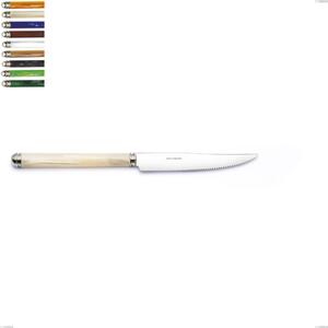 Coltello bistecca Linea Perlato, Acciaio inox 18/10 (AISI304) Lunghezza 227 mm manico in ABS doppia ghiera lavabili in lavastoviglie