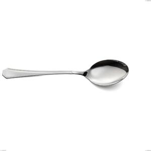 Cucchiaio da servizio loira, Acciaio inox Aisi 304 lucido, spessore 2 mm, design Classico, lunghezza 228 mm