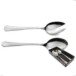 Confezione vetrina 2 pezzi insalata loira, Acciaio inox Aisi 304 lucido, spessore 2 mm, design Classico