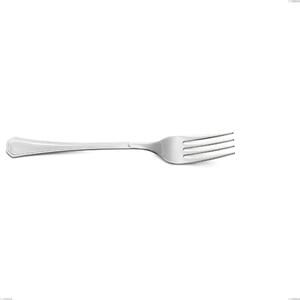 Forchetta tavola loira, Acciaio inox Aisi 304 lucido, spessore 2 mm, design Classico, lunghezza 196 mm