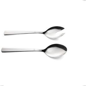 Coppia insalata lux, Acciaio inox Aisi 304 Posate Lucide, spessore 2.5 mm, lunghezza 226 mm