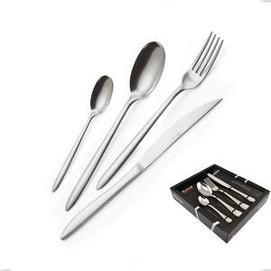 Confezione vetrina 24 pezzi coltello economico live, Acciaio inox (Aisi 304) lucido- posate