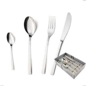 Confezione vetrina 16 pezzi lux, Acciaio inox Aisi 304 Posate Lucide, spessore 2.5 mm- posate