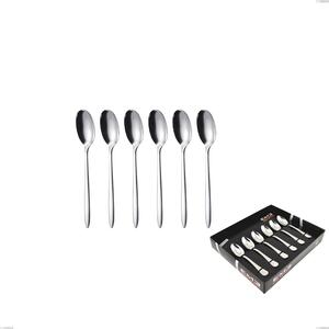 Confezione vetrina 6 pezzi moka live, Acciaio inox (Aisi 304) lucido