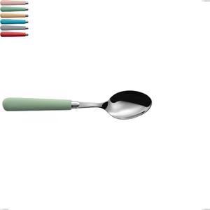 Cucchiaio da servizio macarons, Acciaio inox 18.10 lunghezza 234 mm manici in acrilico inox lucido