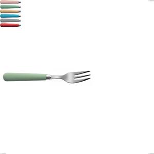Forchetta dolce macarons, Acciaio inox 18.10 lunghezza 155 mm manici in acrilico inox lucido