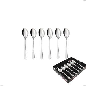 Confezione vetrina 6 pezzi caff� Lady, 18/10 (AISI304), spessore 2,5 mm