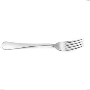 Forchetta tavola Milano inox 18/10 , Acciaio inox 18/10 (AISI304) lucido a specchio , spessore 2.5 mm, lunghezza 205 mm