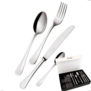 Set di posate 24 pezzi Milano inox 18/10 in confezione panoramica a libro coltello economico Milano inox 18/10 , Acciaio inox 18/10 (AISI304) lucido a specchio, spessore 2,5 mm