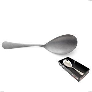 Confezione vetrina 1 pezzi pala riso milano retro, Acciaio inox (Aisi 304) vintage