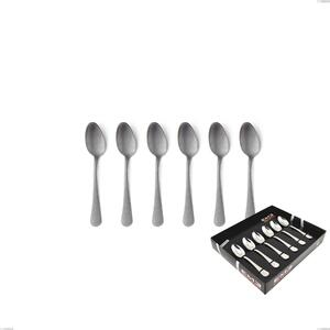 Confezione vetrina 6 pezzi moka milano retro, Acciaio inox (Aisi 304) vintage