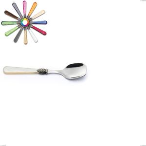 Cucchiaio gelato Napoleon Perlato, (acciaio 18.10 aisi304), Lunghezza 147 mm manici in metacrilato