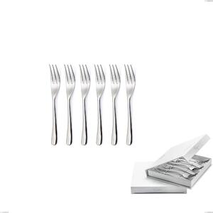 Confezione a libro 6 pezzi forchette dolce Opera, Acciaio inox 18/10 (AISI304), spessore 5.00 mm