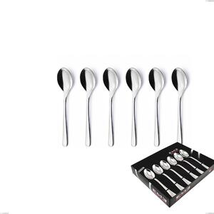 Confezione vetrina 6 pezzi caff� Opera, Acciaio inox 18/10 (AISI304), spessore 5.00 mm