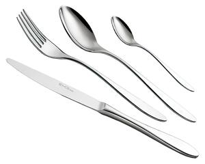 Servizio Posate 24 Pezzi 6 posti tavola OASI 3 mm in acciaio inox 18/10 lucidato a specchio