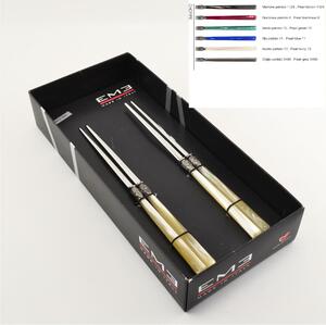 Confezione Vetrina 2 Coppie di bacchette chopstick per cucina asiatica 220 mm vari colori