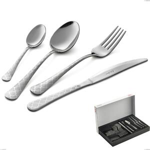 Confezione Panoramica 30 pezzi coltello economico Oxford Damask, Acciaio 18/0 (aisi 430) Acciaio inciso al Laser, spessore 2 mm mm