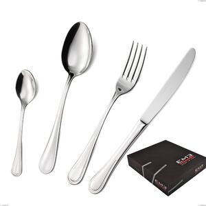 Confezione regalo 49 pezzi privilege, Acciaio inox Aisi 304 Posate Lucide, spessore 2.5 mm