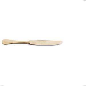 Coltello frutta Royal Retr� PVD Gold, Acciaio 18/10 antico, spessore 2.5 mm, lunghezza 217 mm, pvd oro